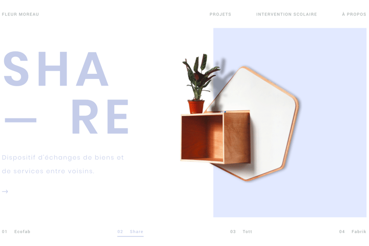 Fleur Moreau website preview